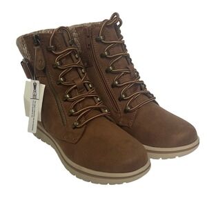 Cliff's by White Mountain Women's Hearten Brown Ankle Boots 6 NWT